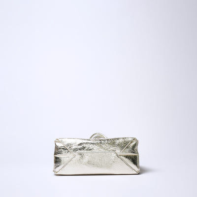 ＜コケット＞レザートート（シャイニー）/ゴールド