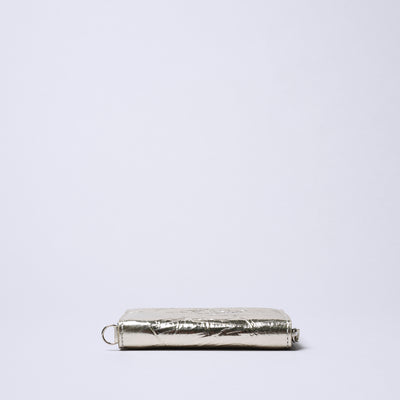 ＜Coquette＞Round Mini Wallet（shiny）/金色×粉紅色