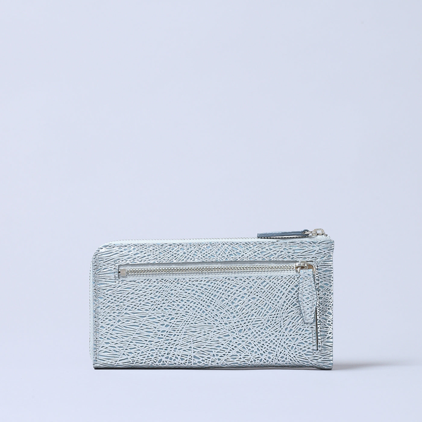 ＜コケット＞Lzip Wallet さざ波/シルバー