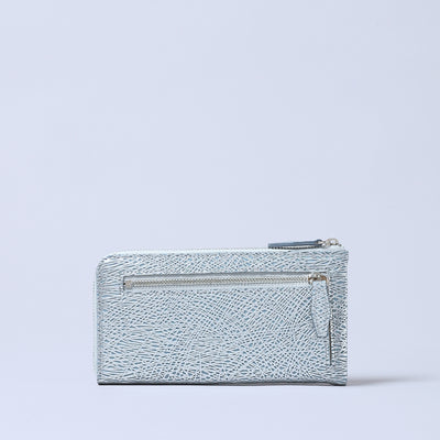 ＜コケット＞Lzip Wallet さざ波/シルバー