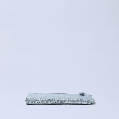 ＜コケット＞Lzip Wallet さざ波/ホワイト