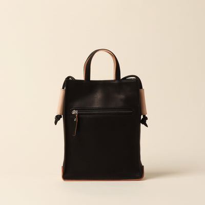 <STN> Logical series leather 2-way bag / black