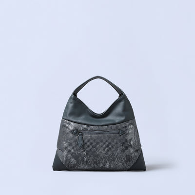 ＜エスティーヌ＞オブリークシリーズ 2WAYショルダーバッグ/ブラック