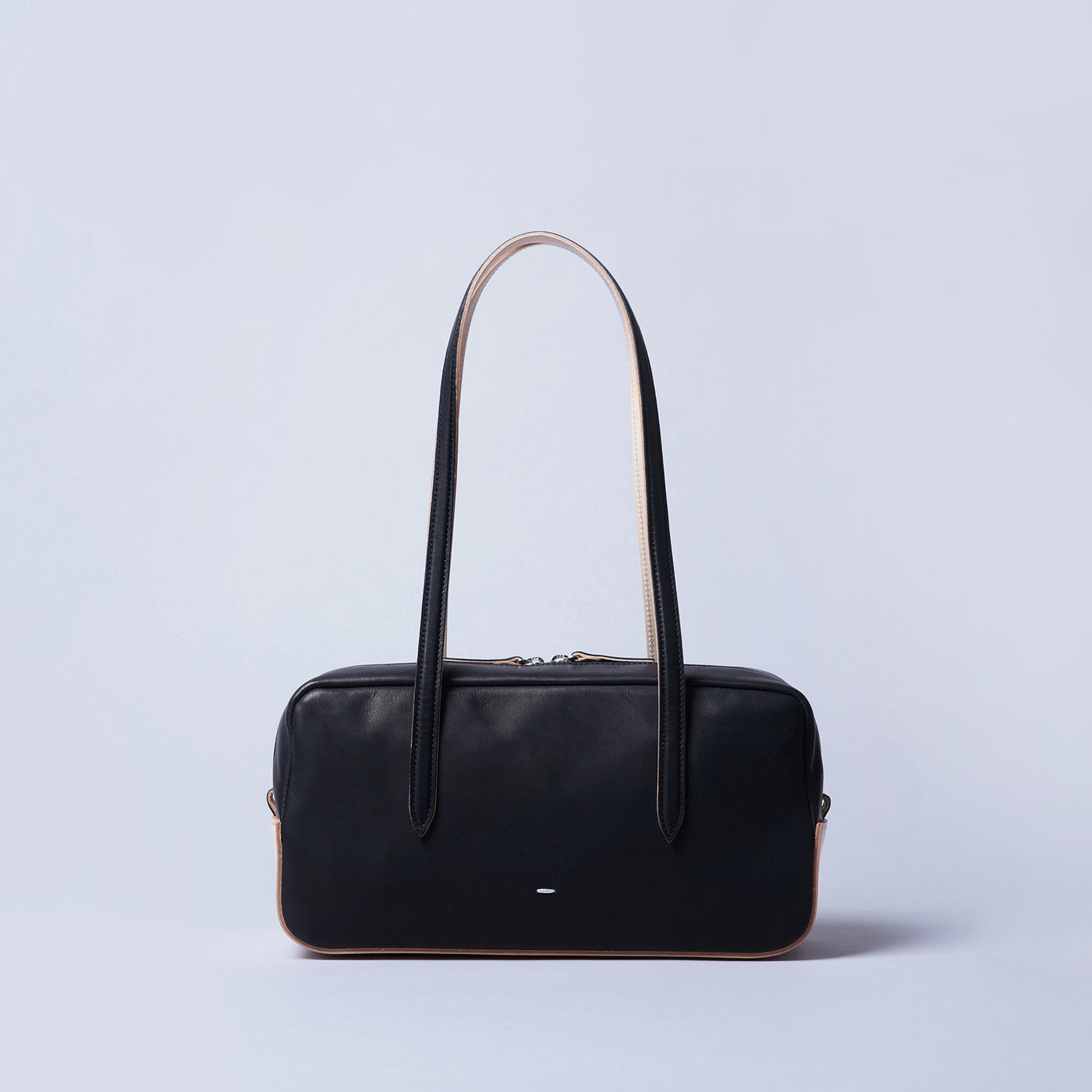 <ESTINE> Logical Series Leather East West Bag / Black