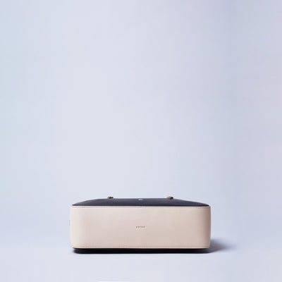 <ESTINE> Logical Series Leather East West Bag / Black