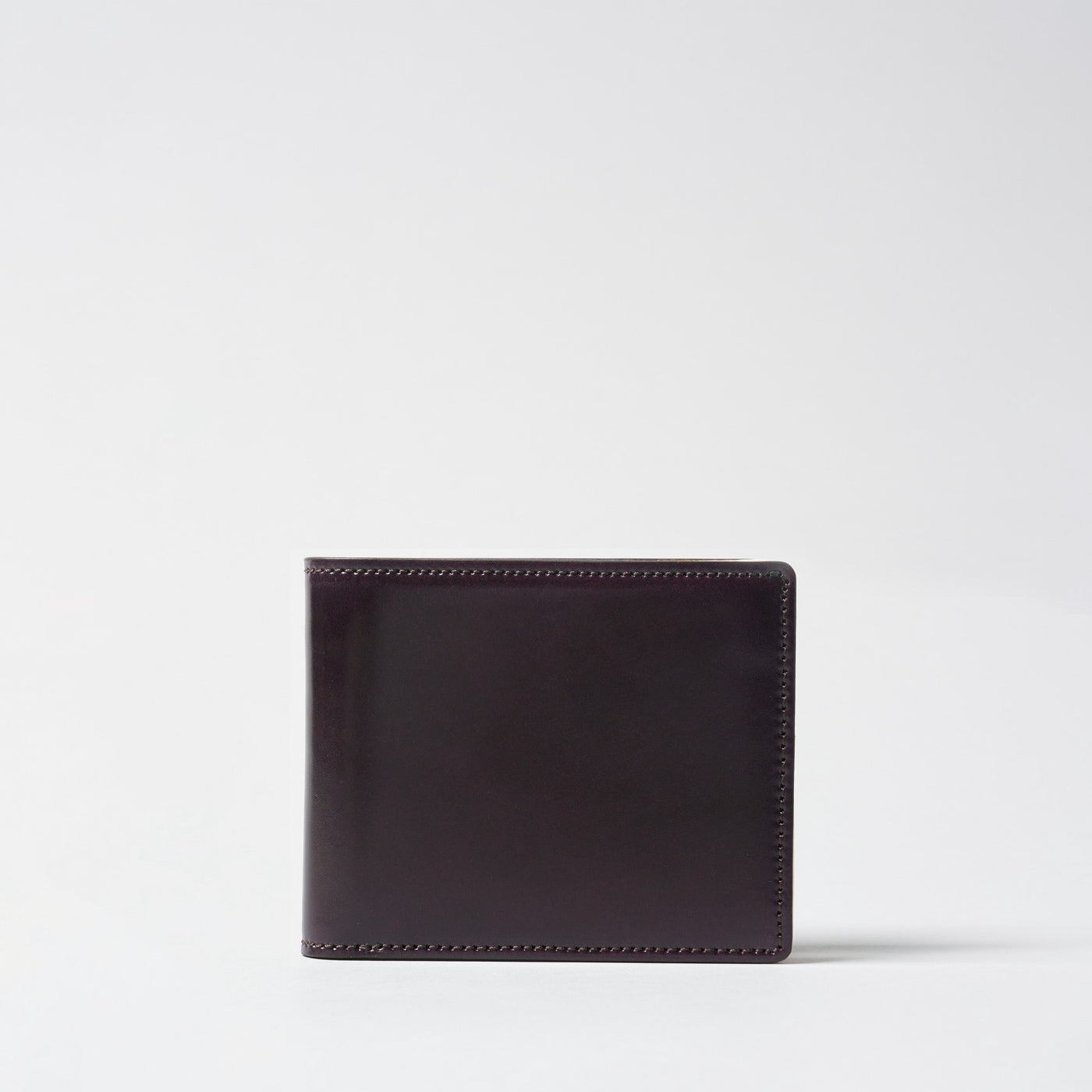 <Hawk Feathers>  Cordovan Bifold Wallet / Black