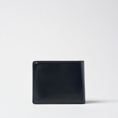 <Hawk Feathers>  Cordovan Bifold Wallet / Black