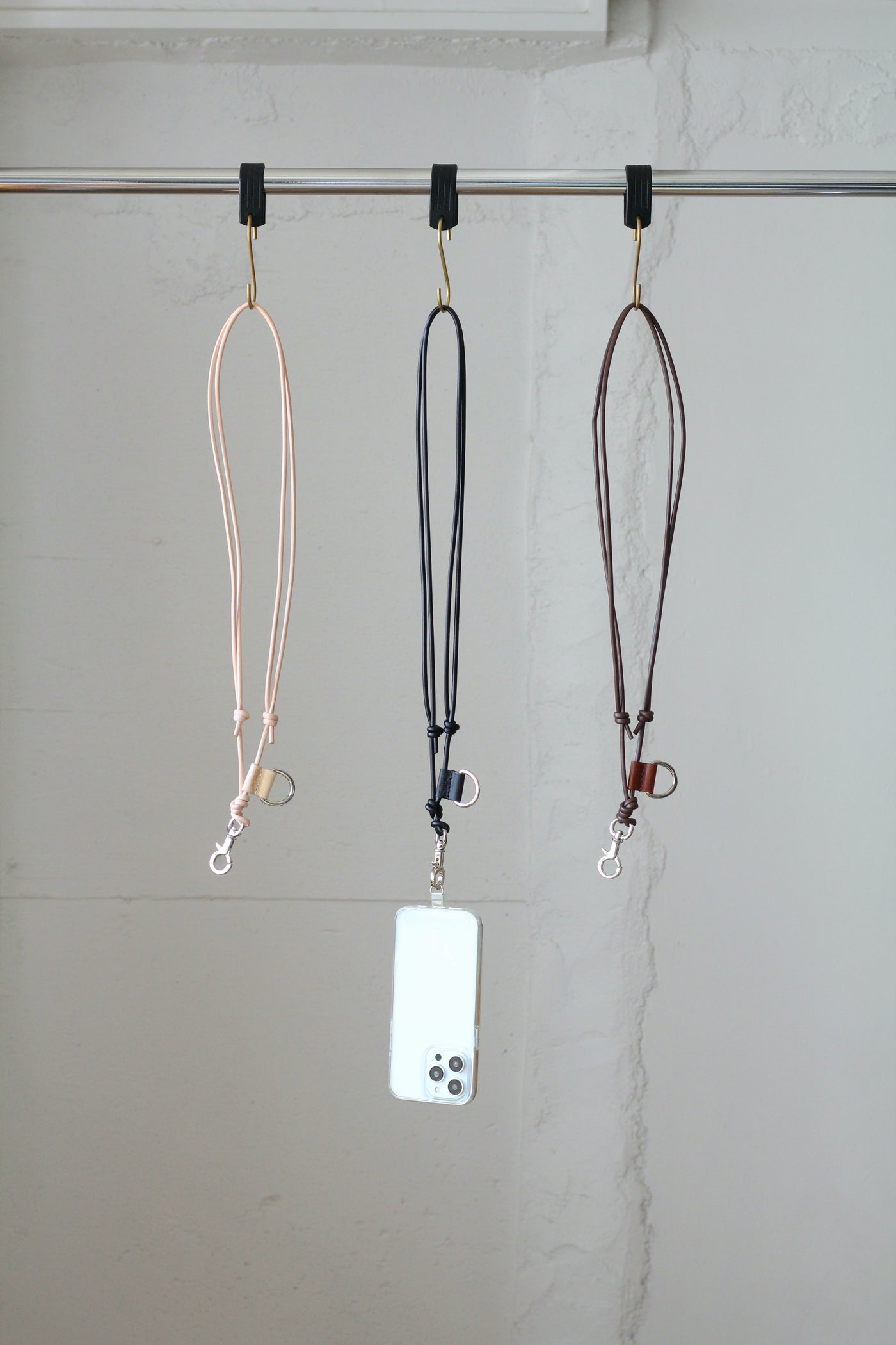 ＜delife＞Mobile Strap/Brown