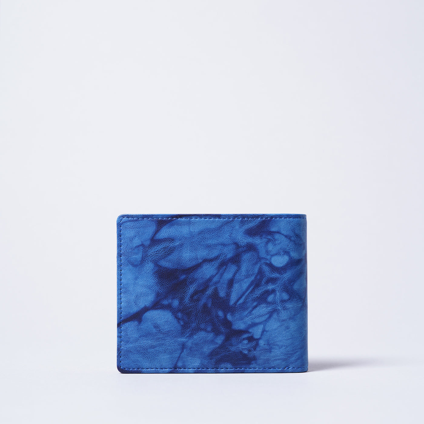 ＜キクヒロ＞藍染・折財布/ブルー（藍色）