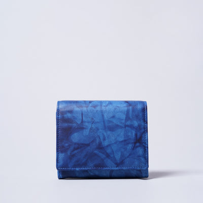 <KIKUHIRO> Aizome ・Bifold LF Wallet with Coin Pocket  / Blue (Indigo)