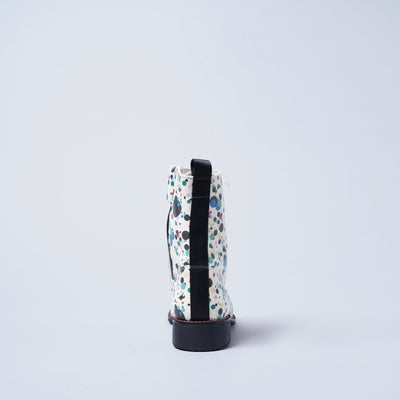 ＜クツネ＞LAST FLOWER BOOTS/リバティドット(マルチ)