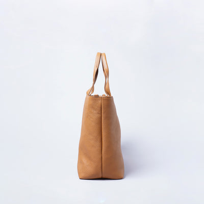 <LEZALI> Embossed Leather A4 Tote / Gold
