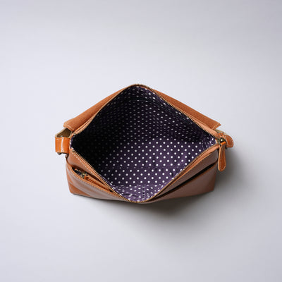 ＜レッセフェール＞ヴォルフ ショルダーバッグ/チョコ