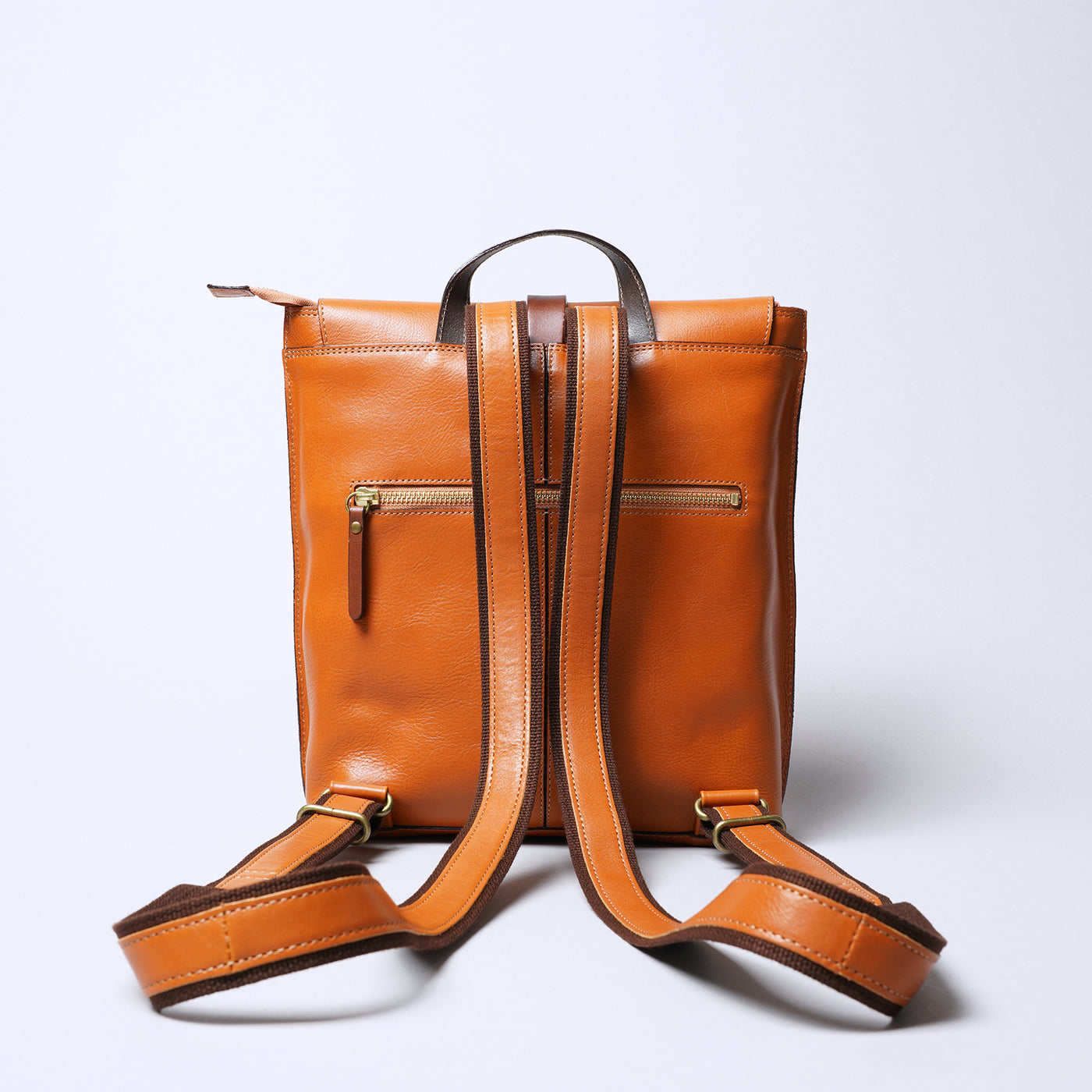 <Laisser Faire> Search Vegetable Tanned Combination Back Pack / Camel