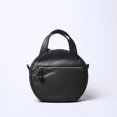 <REAL MIND BL> Apollon 2 Round Shoulder Bag S / Black