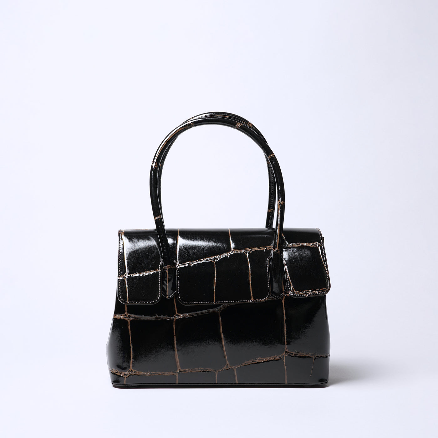 Prima Borsa 翻蓋式托特包/巧克力色