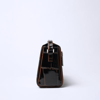 <REAL MIND BL> Prima Borsa Shoulder Bag / Chocolate