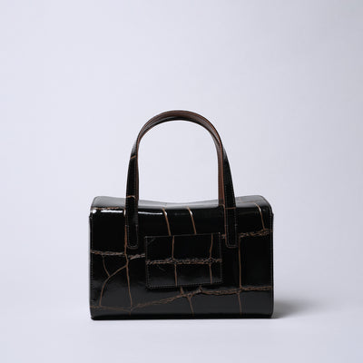 <REAL MIND BL> Prima Borsa Hand Bag / Chocolate