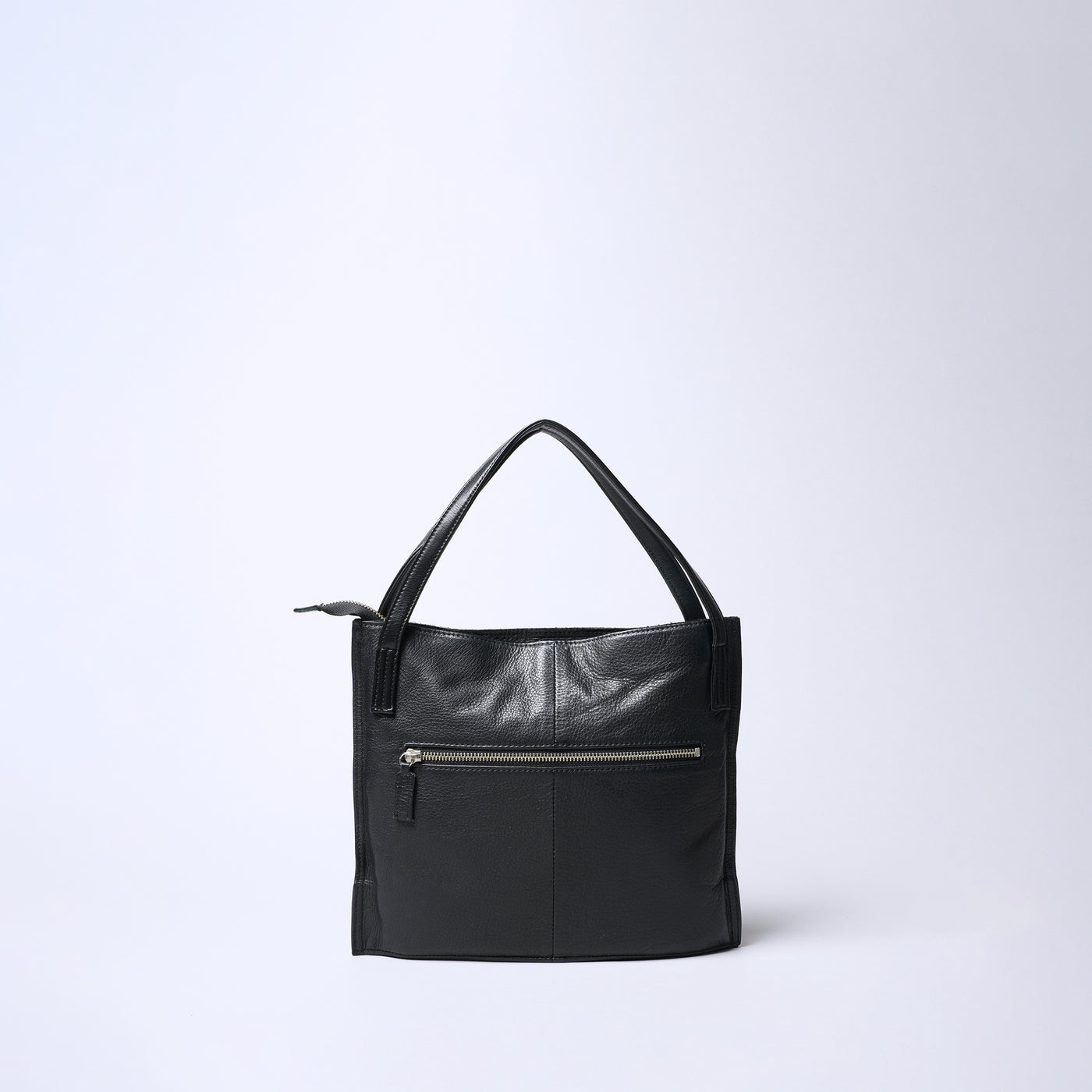 <REAL MIND BL> Fika Thin Gusset Tote Bag / Black