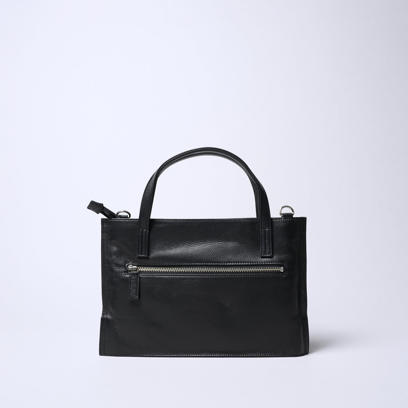 <REAL MIND BL> Fika Thin Gusset 2 Way Shoulder Bag / Black