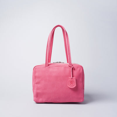 <Len> Harry Square Duffle XS/粉米色