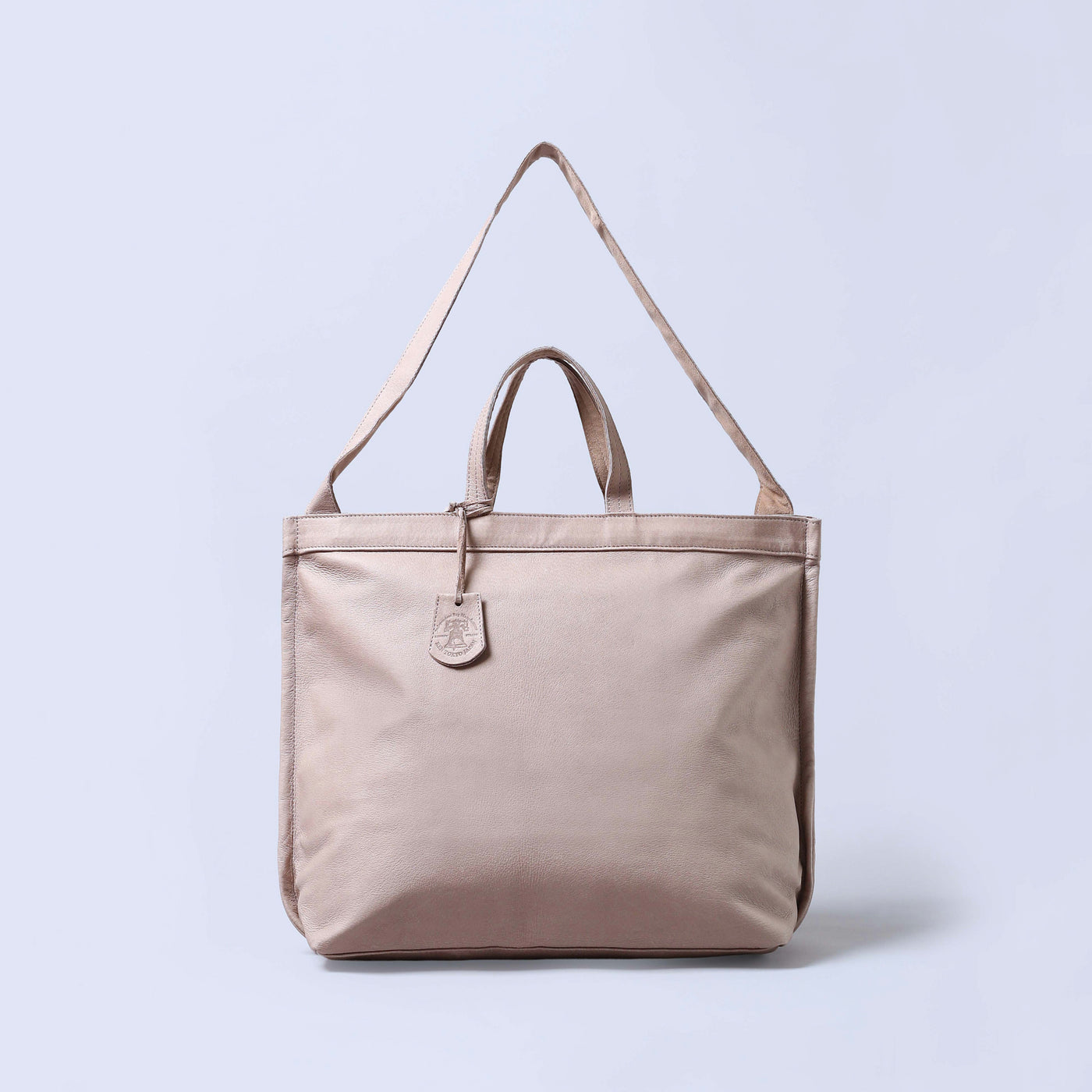 <REN> Hallie Basic Zip Tote M 2 Way / Camel