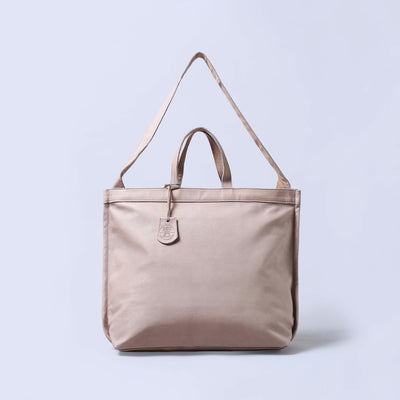 <REN> Hallie Basic Zip Tote M 2 Way / Camel