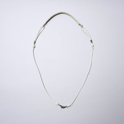 皮革編織多功能掛繩背帶/象牙白