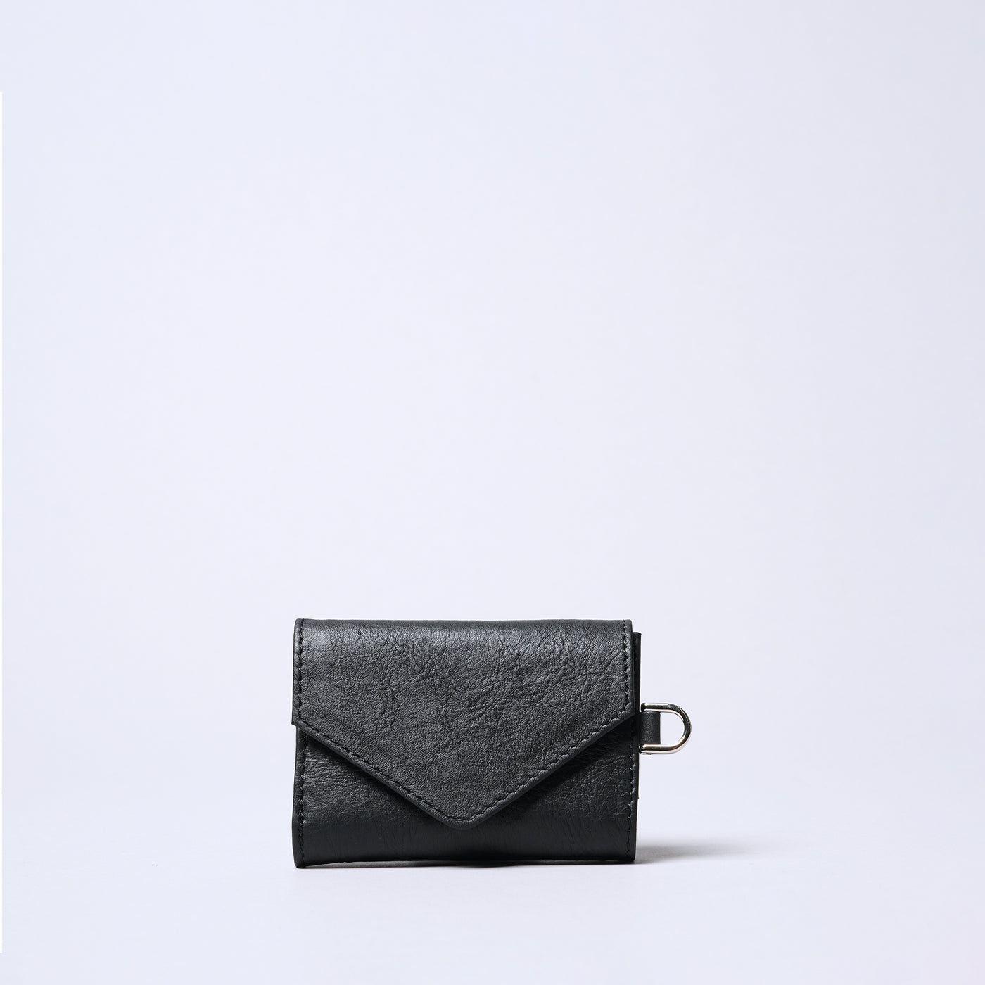 <SENTI FLATTER THE SENSES> Super Lightweight Dyneema Leather Tri-Fold Wallet x Keel Collab / Black