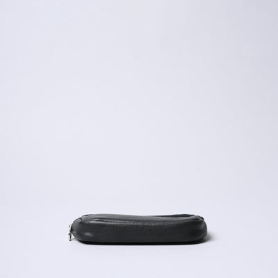 <SENTI FLATTER THE SENSES> Round Zip Key & Multi Pouch/ Black
