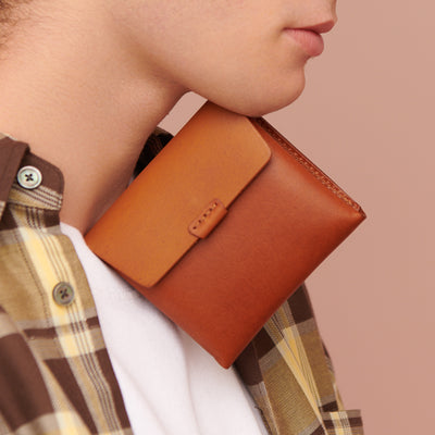 <URUKUST> Bifold Wallet / Oak