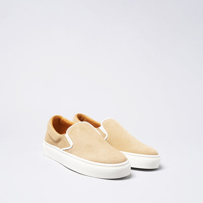 <TOSS> Lance Slip On Leather Sneakers / Pink