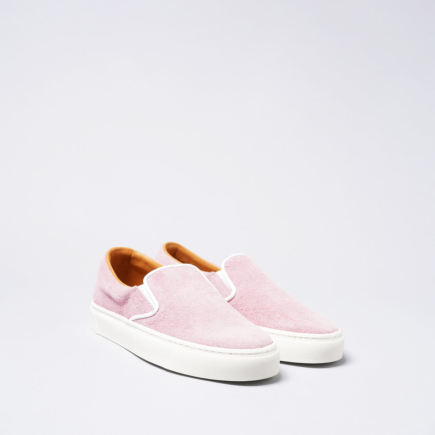 <TOSS> Lance Slip On Leather Sneakers / Pink