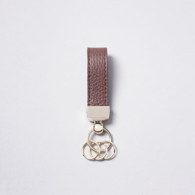 <bell la bell> Italian Leather Key Ring  / Red