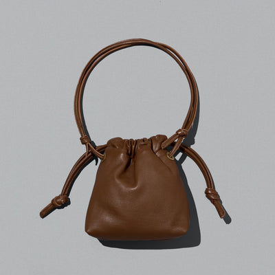 ＜delife＞Drawstring bag/Brown