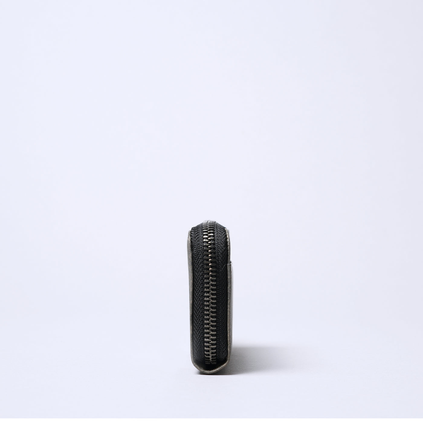 拉錬零錢包/黑色
