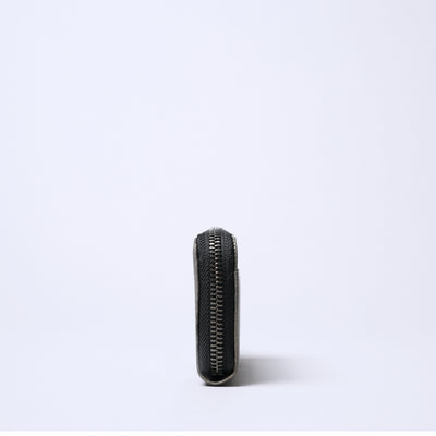 拉錬零錢包/黑色