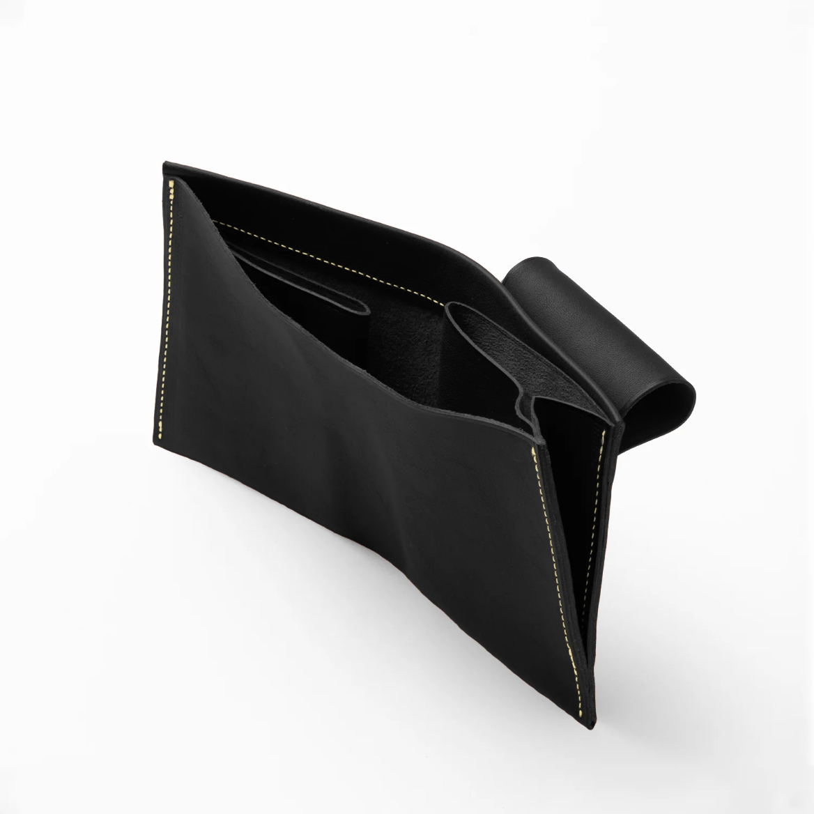 ＜M ripple customized folded wallet, black