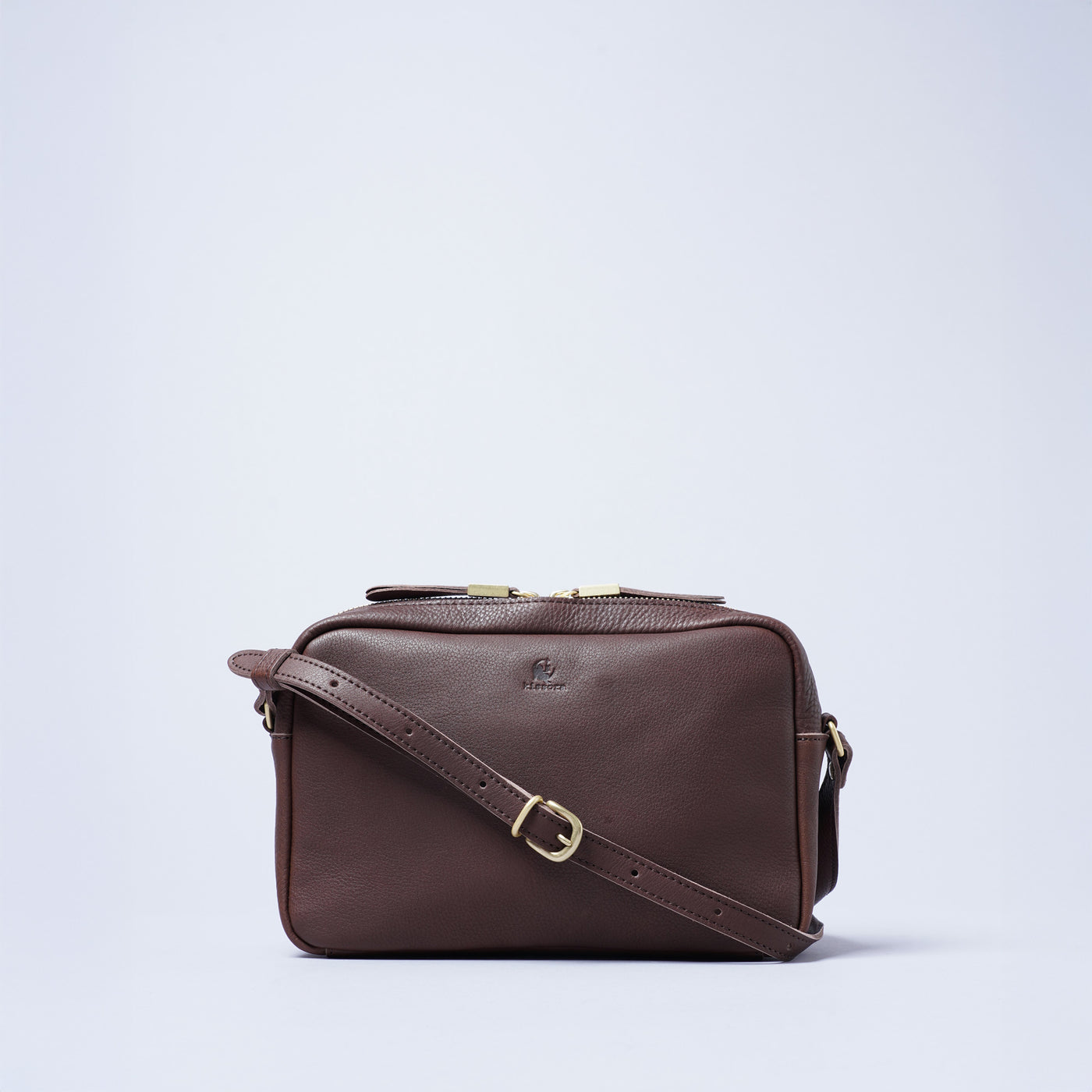 <kissora> Olive Tanned Leather Mini Shoulder / CHO