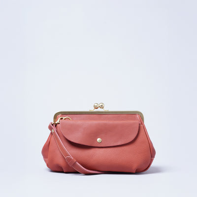 ＜kissora＞Tommy 口金托特包&斜背包/黑色