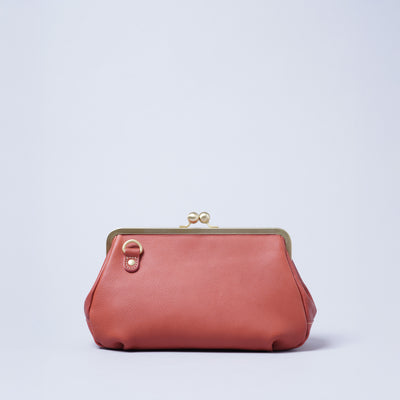 ＜kissora＞Tommy 口金托特包&斜背包/橘色