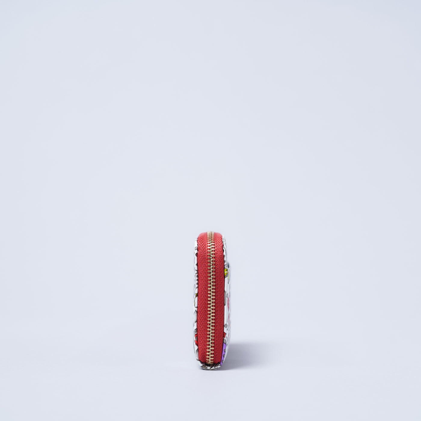 ＜kissora＞友禪文庫 RF零錢包/TOKYO（白色）