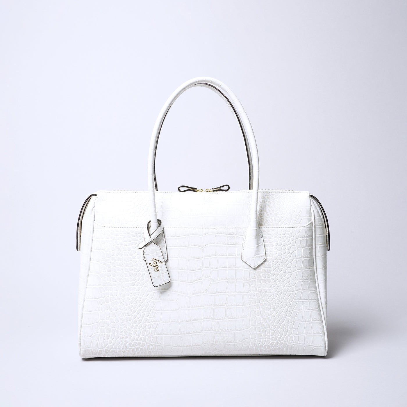 <legu> Chroma Large A4 Tote Bag / White