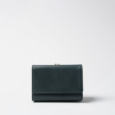 <mic> Kiss Lock Tri-fold Wallet / Navy