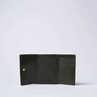 <mic> Kiss Lock Tri-fold Wallet / Green