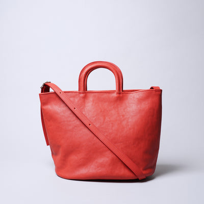 <numeri> Base Bucket Tote Bag / Red