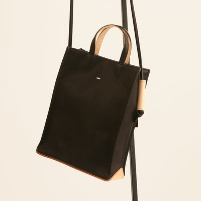 <STN> Logical series leather 2-way bag / black