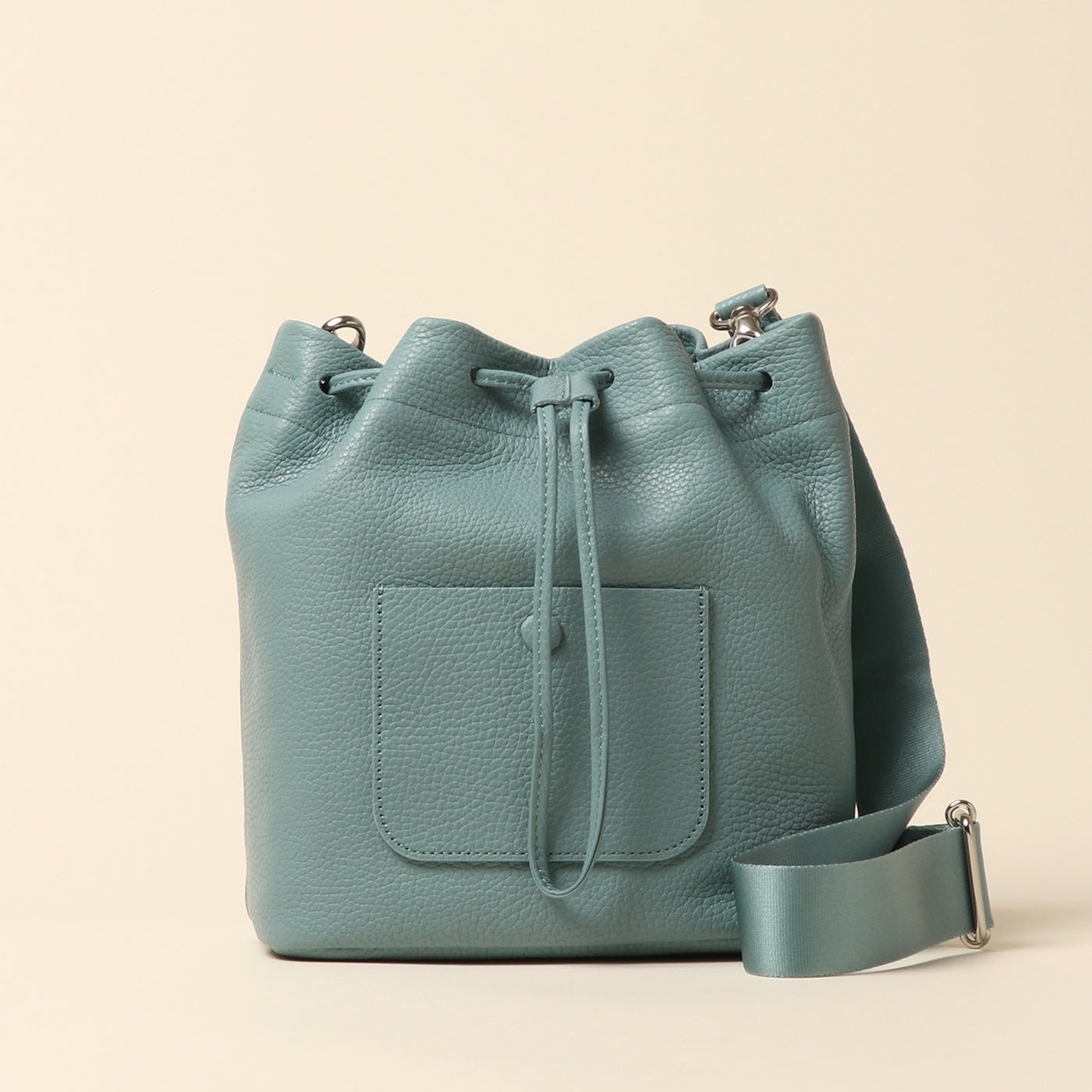 ＜itten-itten＞ Drawstring Shoulder / 開心果綠