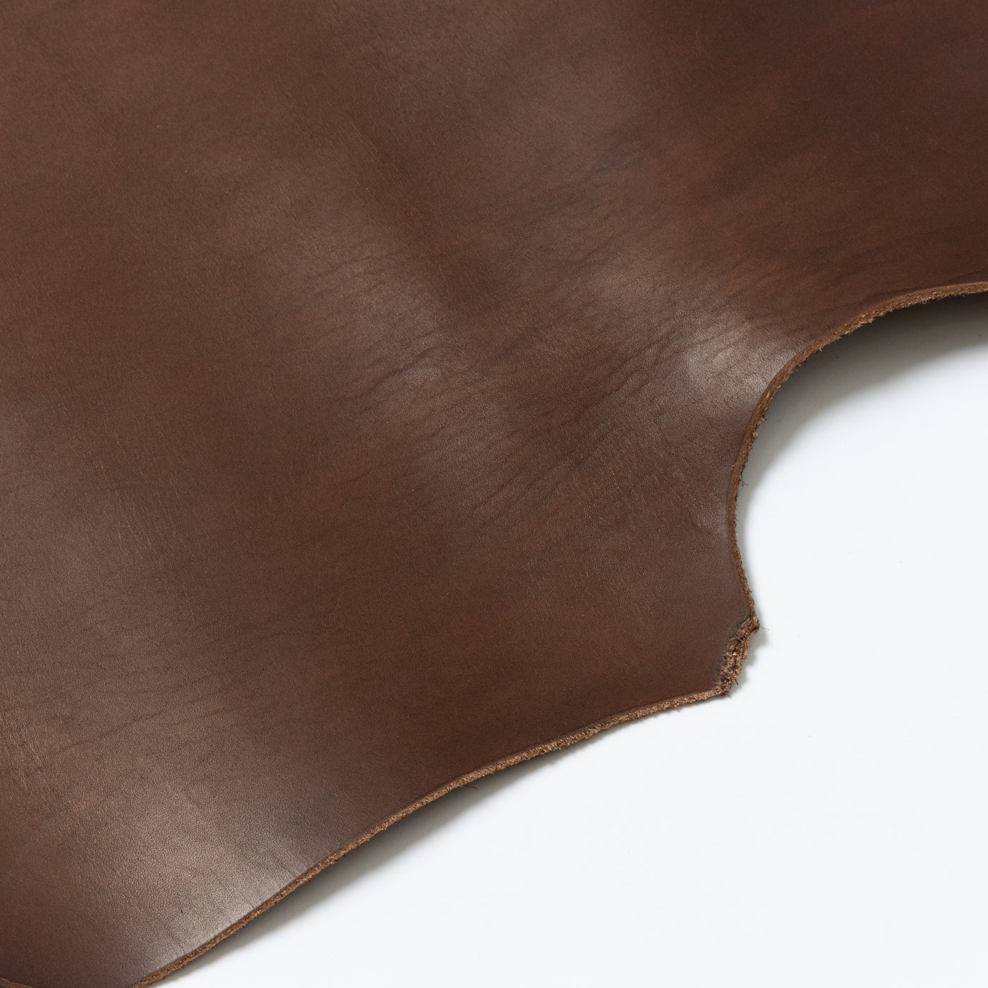 Tanned/smooth leather, half-cut / dark brown