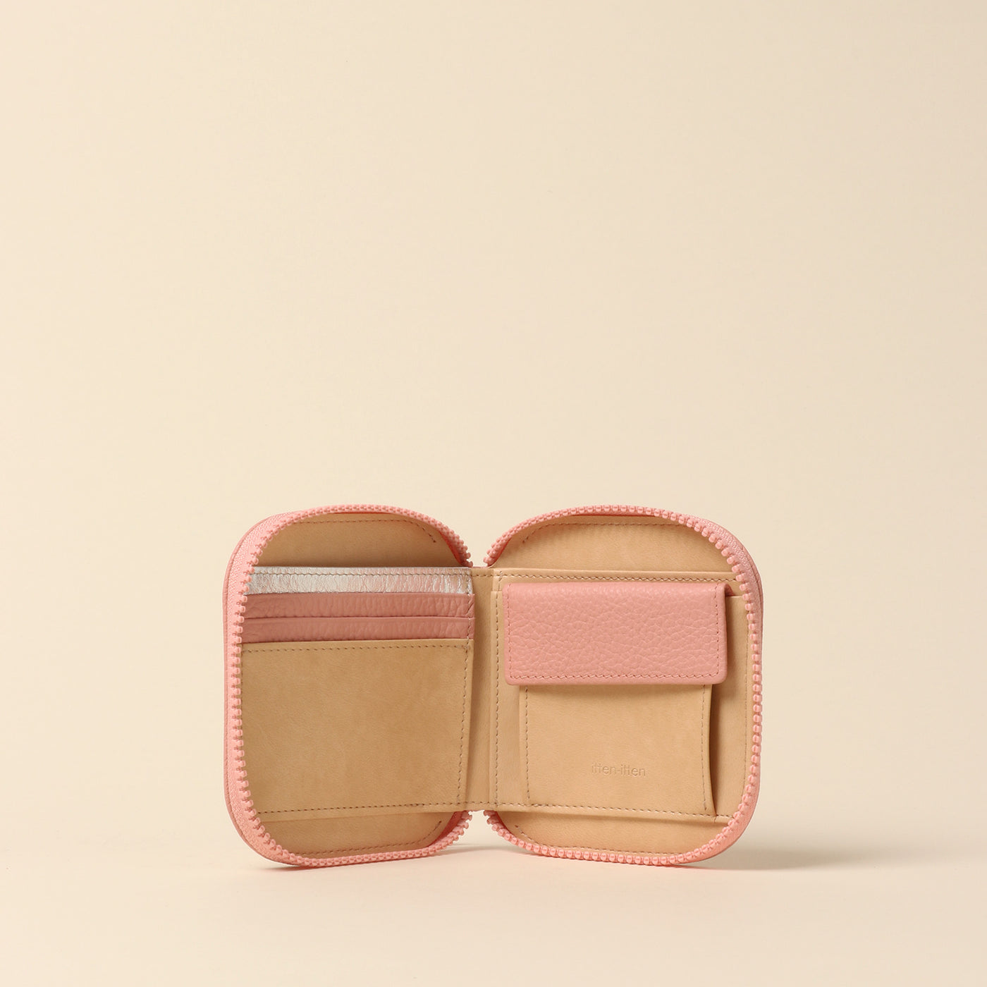 <itten-itten> Round Mini Wallet / Pale Green